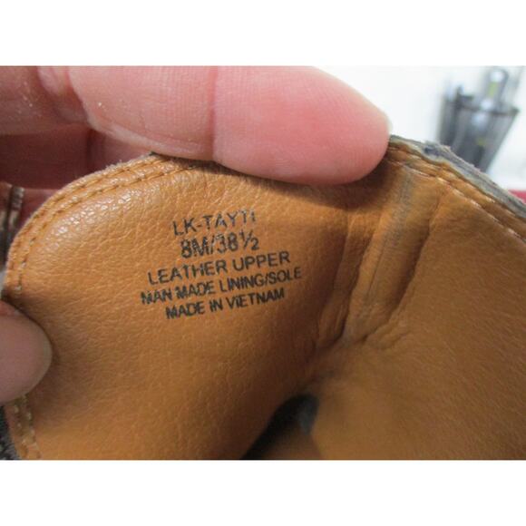 Used Lucky Women's Tayti Western Ankle Booties - Size 8M - Picture 4 of 9